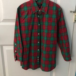 Button down long sleeve. Boys size 10.